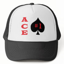 Ace of spades mesh hats