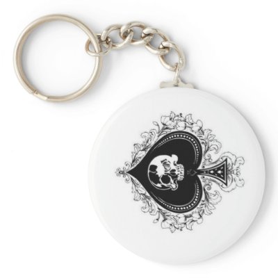 Ace of Spades Key Chains