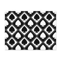 Ace of Spades Motif Post Card