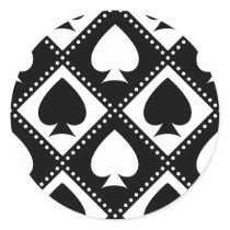 Ace of Spades Motif Stickers