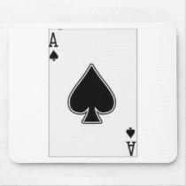 ace of spades mouse pad