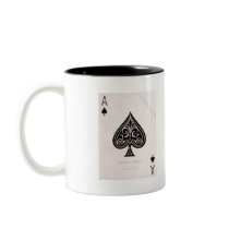 Ace of spades coffee mugs