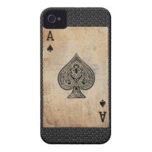 Ace of spades phone case iPhone 4 Case-Mate cases