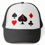 Ace Of Spades Playing Cards Hat