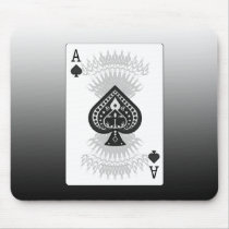 Ace of Spades Poker Card: