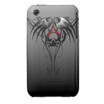 ace of spades tribal design iphone 3 cover