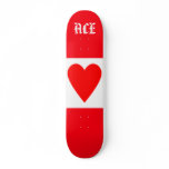 Ace Red Skateboard