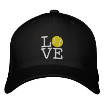 Ace Tennis LOVE Embroidered Baseball Caps