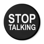 ACE Tennis STOP TALKING Magnet