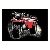 ACEO 3 Wheeler Motorcycle ATC on Black