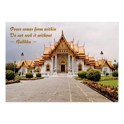ACEO ATC Marble Temple Gold over Khmer Lion Card Business Card Template by DigitalDreambuilder