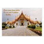 ACEO ATC Marble Temple Gold over Khmer Lion Card Business Card Template