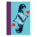 ACEO ATC queen heart business cards