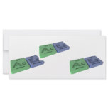 Aces as Ac Actinium and Es Einsteinium Full Color Rack Card