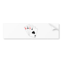 Aces Bumper Sticker