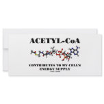 Acetyl-CoA Contributes To My Cell's Energy Supply rack cards
