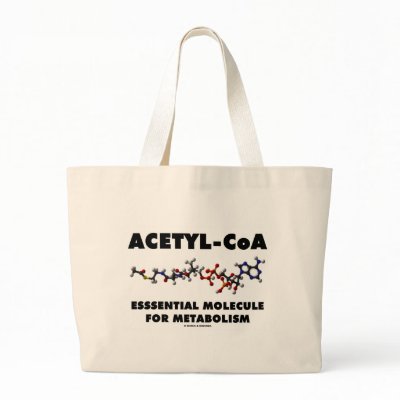 Acetyl-CoA Essential Molecule For Metabolism Bags by wordsunwords