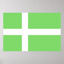 Achen Greenland Proposal, Greenland flag Posters
