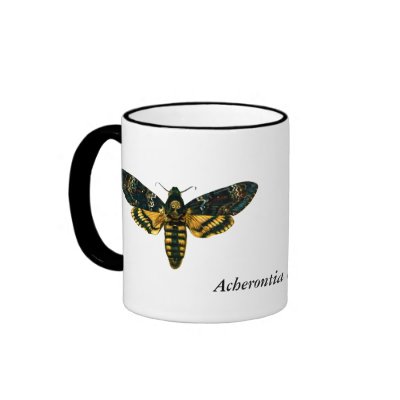 Acherontia atropos mug by FlutterByButterfly