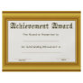 Achievement Award  With Gold Edges Flyers
