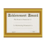 Achievement Award  With Gold Edges Post Card