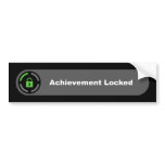 Achievement Locked Bumper Sticker