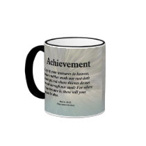 Achievement Matthew 6:20-21 Mugs