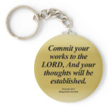Achievement Proverbs 16:3 Abbrev Keychain