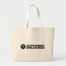 Achievement Unlocked Canvas Bag