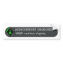 Achievement Unlocked Lost Virginity Bumper Sticker