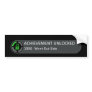 Achievement Unlocked Went Outside Bumper Sticker