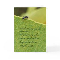 Achieving your dreams greeting card