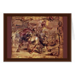 Achilles Defeated Hector.,  By Peter Paul Rubens Greeting Cards