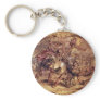 Achilles Defeated Hector.,  By Peter Paul Rubens Keychain