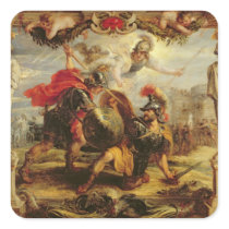 Achilles Defeating Hector, 1630-32 Sticker