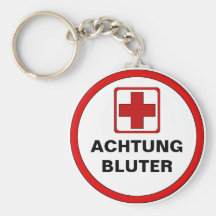 Achtung – BLUTER Schlüsselanhänger