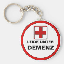 Achtung – Demenz Schlüsselband
