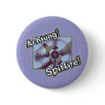 Achtung Spitfire Pin Badge