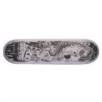 Acid Dreams in Moon Light Skate Deck