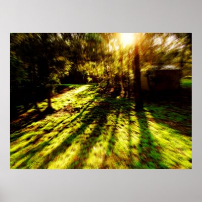 Acid Forest Journey Poster by webgrrl