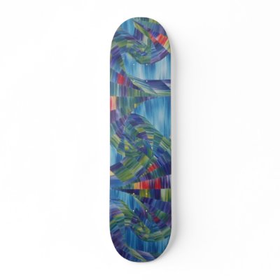 Acid grind skateboard deck by russelldammers