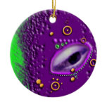 Acid Planet Christmas Tree Ornaments