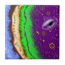 Acid Planet Ceramic Tile
