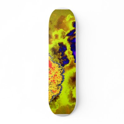Acid Sky and Treetop by KLM Skate Board by Kenny42077
