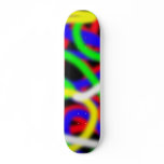 Acid Tripping Design Skateboard Deck