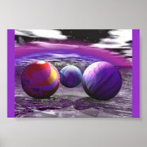 Acidic Moon Rise Print