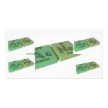Acne as Ac Actinium  and Ne Neon Custom Photo Card