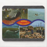 Acores Caca A Baleia, Vintage Mousepad