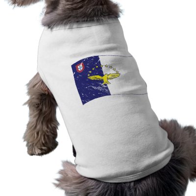 Acores flag doggie t-shirt by coisa_nossa