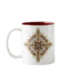 Acorn and Oakleaf Pentagram Cup mugs